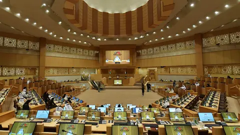Una sesión del FNC en Abu Dhabi. (WAM)