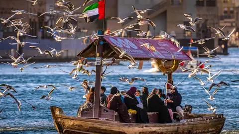 Transporte público marino en Dubai. (Dubai Media Office)