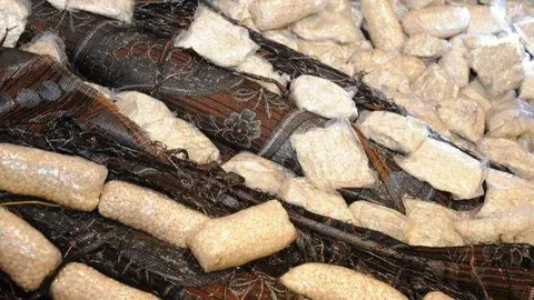 Una imagen de Aduanas de Dubai de drogas confiscadas.