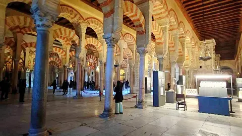 Interior de la Mezquita de Córdoba, en una imagen de la pasada semana.