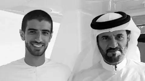 El presidente de la FIA con su hijo fallecido. (Fuente externa)