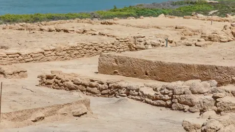 Una imagen de los asentamientos en la isla de Emiratos. (WAM)