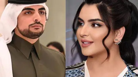 La jequesa y su marido. (Instagram)