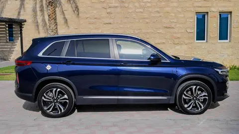 Una imagen del coche eléctrico chino Skywell. (Dubai Media Office)