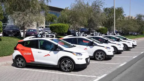 Coches autónomos en Dubai. (WAM)