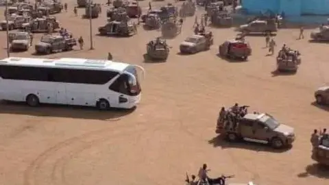 Una imagen de Twitter de Sudán.