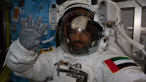 El astronauta emiratí Sultan Al Neyadi. (WAM)