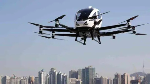 Una imagen de un taxi aéreo. (Fuente externa)