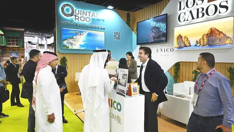 Stand de México Arabian Travel Market 2023. (WAM)