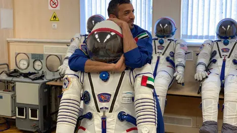 El astronauta de EAU en el espacio. (WAM)
