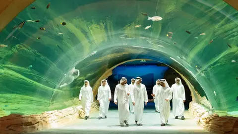 Una imagen de la inauguración de SeaWorld en Abu Dhabi. (WAM)