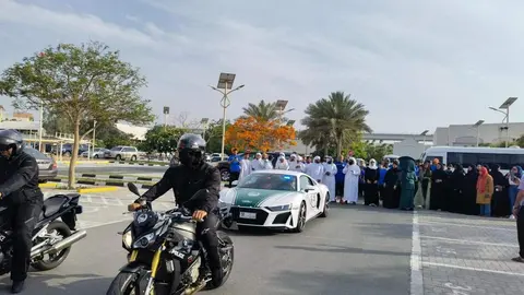 Una imagen de la Policía Dubai. (Twitter)