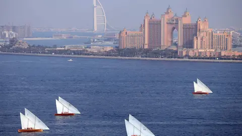 Una perspectiva de la regata. (Dubai Media Office)