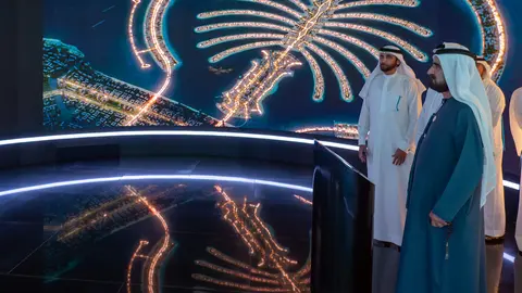 Presentación de La Palmera Jebel Ali. (WAM)