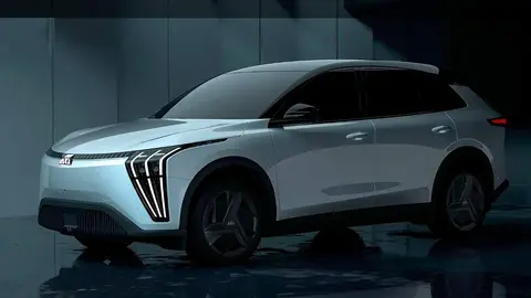 Una imagen de Twitter el coche eléctrico canadiense AXL.