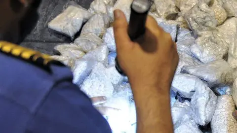 Droga confiscada en Emiratos Árabes. (Dubai Customs)