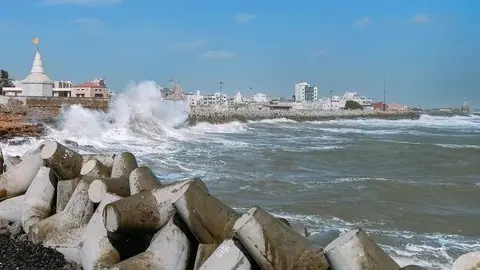 Costa india este domingo. (Fuente externa)