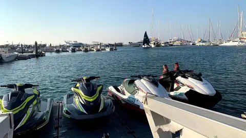 Una imagen de motos acuáticas en Dubai a modo ilustrativo. (EL CORREO)