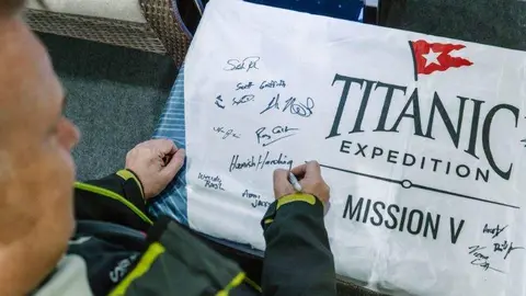 Publicación en Instagram de Hamish Harding.