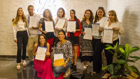 Graduación de profesores en UCAM Dubai.