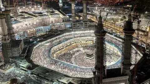 Una perspectiva de La Meca. (Twitter)