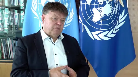 El secretario general de la Organización Meteorológica Mundial, Jukka Petteri Taalas. (WAM)