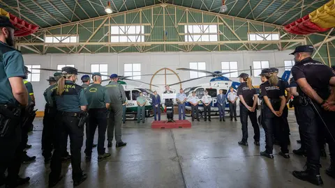 Fuerzas de Seguridad españolas en una imagen de Twitter.