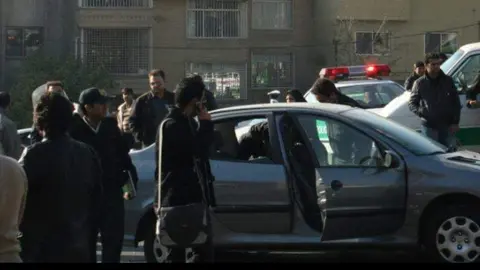 Una imagen de Twitter del lugar del suceso.