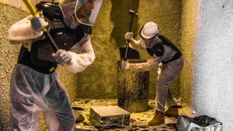 Una imagen de Twitter de la sala de la rabia.