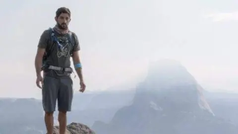 El jeque Hamdan en lo alto del Half Dome. (Instagram)