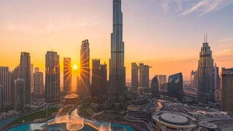 Una imagen del centro de Dubai. (Twitter)