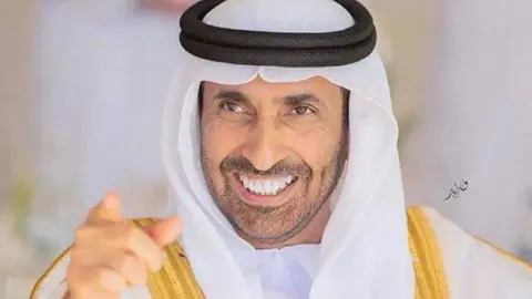 El jeque Saeed bin Zayed en una imagen de Twitter.