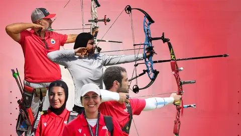 El equipo emiratí de tiro con arco. (WAM)