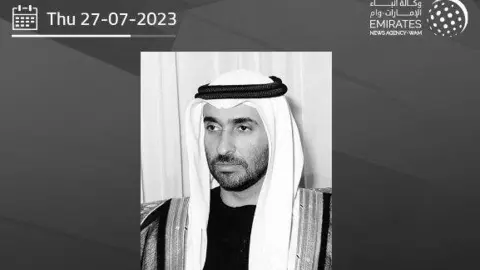 El fallecido jeque Saeed en una imagen de WAM.