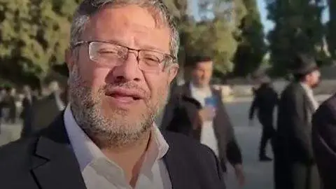 El ministro de Seguridad Nacional de Israel, el ultraderechista Itamar Ben Gvir. (Twitter)