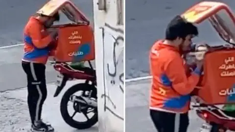 Una captura de pantalla del vídeo difundido. (Instagram)