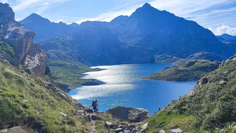 Parque Nacional de Aigüestortes, desde el collado de Dellui
