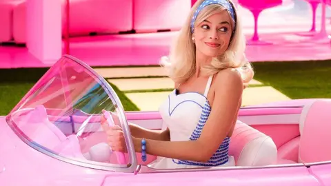 Una imagen de Twitter de la película Barbie.