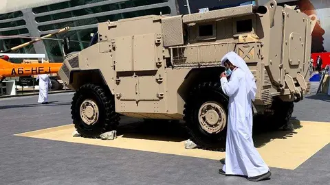 Vehículos Militares en Abu Dhabi. (EL CORREO)