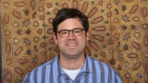 Eric Calderwood, en la Legación americana de Tánger (Marruecos).