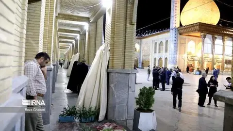 El lugar donde ocurrió el ataque en la ciudad iraní de Shiraz. (Irna)