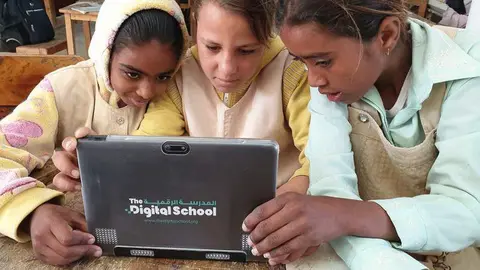 Una imagen de la campaña The digital scholl.