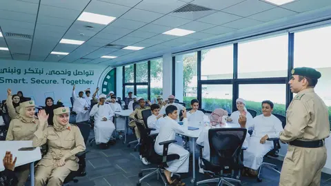 Una imagen de la Policía de Dubai a modo ilustrativo. (Twitter)