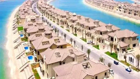 Villas en Dubai a modo ilustrativo. (Twitter)