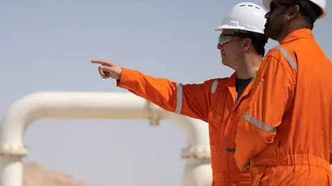 Trabajadores de Qatar Energy. (Sitio web Qatar Energy)