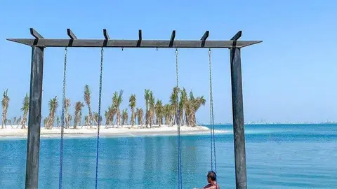 Hotel Anatara en las Islas del Mundo de Dubai. (Twitter)
