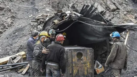 Una imagen de Twitter de la mina donde ocurrió la explosión.