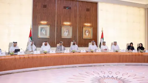 Reunión del Gabinete de EAU. (Twitter)