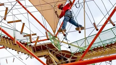 El nuevo parque de aventuras en Hatta Wadi Hub. (Dubai Holding)