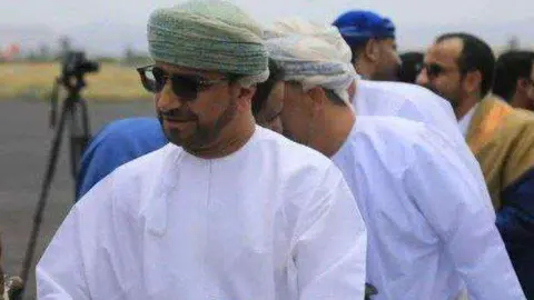 La delegación de Omán en Saná. (Twitter)